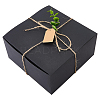 8Pcs Square Folding Kraft Paper Mailer Boxes CON-CP0001-018B-7