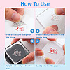PVC Sakura Stamp DIY-WH0486-003-7
