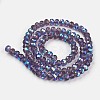 Electroplate Glass Beads Strands LS-EGLA-A034-T2mm-L13-2
