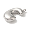 Non-Tarnish 304 Stainless Steel Pendants STAS-M017-08P-03-2