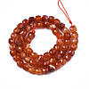 Natural Banded Agate/Striped Agate Beads Strands G-S359-374A-2