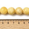Natural Yellow Jade Beadd Strands X-G-A274-A01-14mm-5