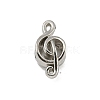 Non-Tarnish 304 Stainless Steel European Beads STAS-A091-10P-2