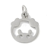 Non-Tarnish 304 Stainless Steel Pendants STAS-L279-001P-10-1