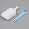 Sponge Bottle Brush with Plastic Handle AJEW-WH0481-478-1