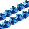 Transparent Glass Beads GLAA-Q066-10mm-C17-1