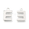 Non-Tarnish 201 Stainless Steel Charms STAS-C021-06P-E-2