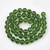 Transparent Glass Bead Strands X-GLAA-R095-12mm-14-2