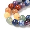 Chakra Natural Mixed Gemstone Beads Strands G-P574-A03-6mm-4