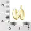 Rack Plating Brass Balloon Letter Pendants KK-C050-01G-N-3