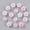 Frosted Transparent Acrylic Beads X-OACR-N137-72B-2