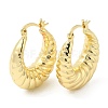 Brass Croissant Hoop Earrings for Women EJEW-K248-08G-1