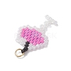 Glass Seed Beaded Pendants PALLOY-MZ00913-03-4