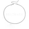 304 Stainless Steel Snake Chain Necklaces for Women WG80FEF-39-3