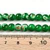 Baking Paint Glass Beads X1-DGLA-N010-6mm-04-4