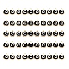 Golden Plated Alloy Charms ENAM-SZ0001-25B-C-1
