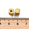 Spray Painted Wooden Beads WOOD-P021-01A-02-3