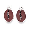 Alloy & Enamel Pendants ENAM-T021-57P-1
