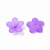 Frosted Acrylic Bead Caps MACR-S371-08A-747-2