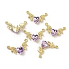 Golden Alloy Connector Charms FIND-CJC0006-45F-2
