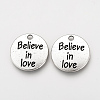 Tibetan Style Alloy Pendants TIBEP-Q078-17AS-RS-1
