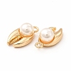 ABS Plastic Imitation Pearl Pendants FIND-A025-10G-2