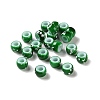 Spray Painted ABS Plastic European Beads KY-G033-01A-08-1