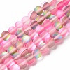 Synthetic Moonstone Beads Strands G-E573-01B-11-2