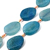 Natural Dragon Veins Agate Beads Strands G-P605-L02-09-1
