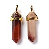 Natural Mookaite Pointed Pendants G-G025-01G-06-2