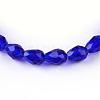 Transparent Glass Bead Strands GLAA-R024-6x8mm-01-2