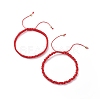 2Pcs 2 Style Nylon Braided Cord Bracelets BJEW-JB08806-1