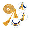 6Pcs 3 Styles Polyester Graduation Honor Rope AJEW-TA0001-22-9