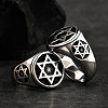 Brass Finger Rings for Men FS-WG3A8DB-01-4