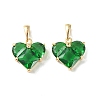 Brass Micro Pave Cubic Zirconia Charms KK-L208-03G-02-2