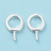 925 Sterling Silver Screw Eye Peg Bails STER-D035-42S-4