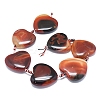 Natural Banded Agate/Striped Agate Beads Strands G-L544-067A-01-3