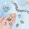 1 Strand Natural Abalone Shell/Paua Shell Beads Strands BSHE-BC0001-16-3