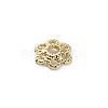 6-Petal Brass Bead Caps FIND-WH0110-144-1