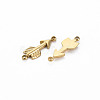 Ion Plating(IP) 304 Stainless Steel Connector Charms X-STAS-N097-099LG-NR-2