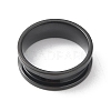 201 Stainless Steel Grooved Finger Ring RJEW-WH0004-32E-EB-2