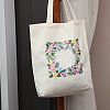 DIY Flower Frame Pattern Tote Bag Embroidery Kit PW22121377006-1