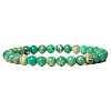 Synthetic Imperial Jasper Round Beaded Stretch Bracelet SF8562-28-1-1