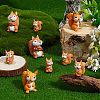 30Pcs 3 Styles PVC Plastic Squirrel Miniature Ornaments DJEW-SP0001-26-4