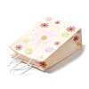 Rectangle with Sunflower Pattern Paper Gift Bags CARB-L012-01D-4