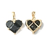 Brass Micro Pave Cubic Zirconia Charms X-KK-L208-03G-03-1