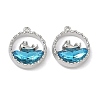 Alloy Glass Pendants FIND-B061-05P-A02-1