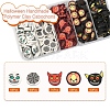 5 Style Halloween Handmade Polymer Clay Cabochons CLAY-YW0001-58-2