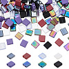 240Pcs 8 Colors 2-Hole Opaque Glass Seed Beads SEED-ME0001-06-1
