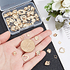 SUPERFINDINGS 72Pcs 6 Style Brass Charms KK-FH0004-19-3